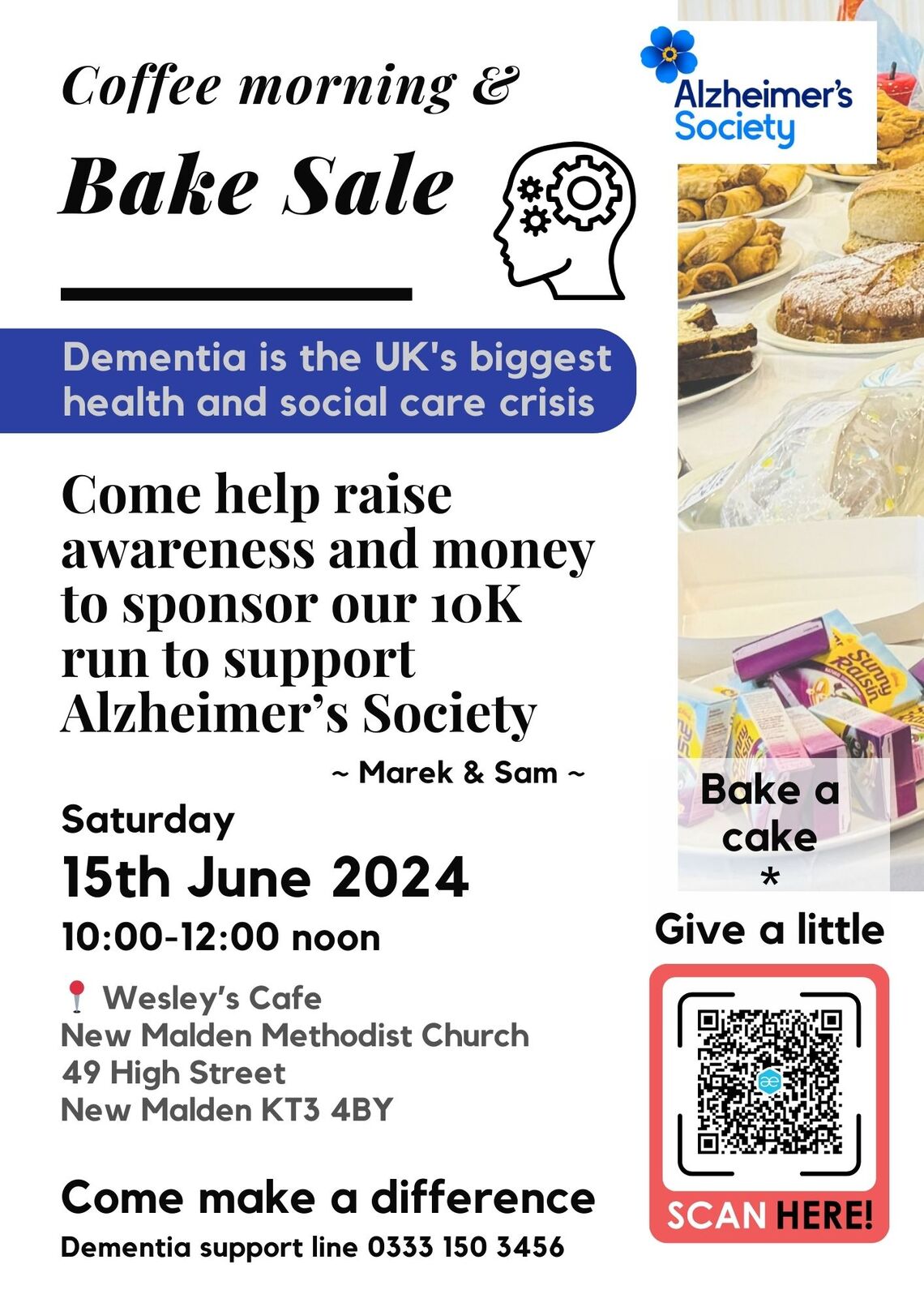 Alzheimer’s bake sale 150624