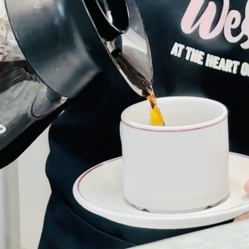 serve coffee