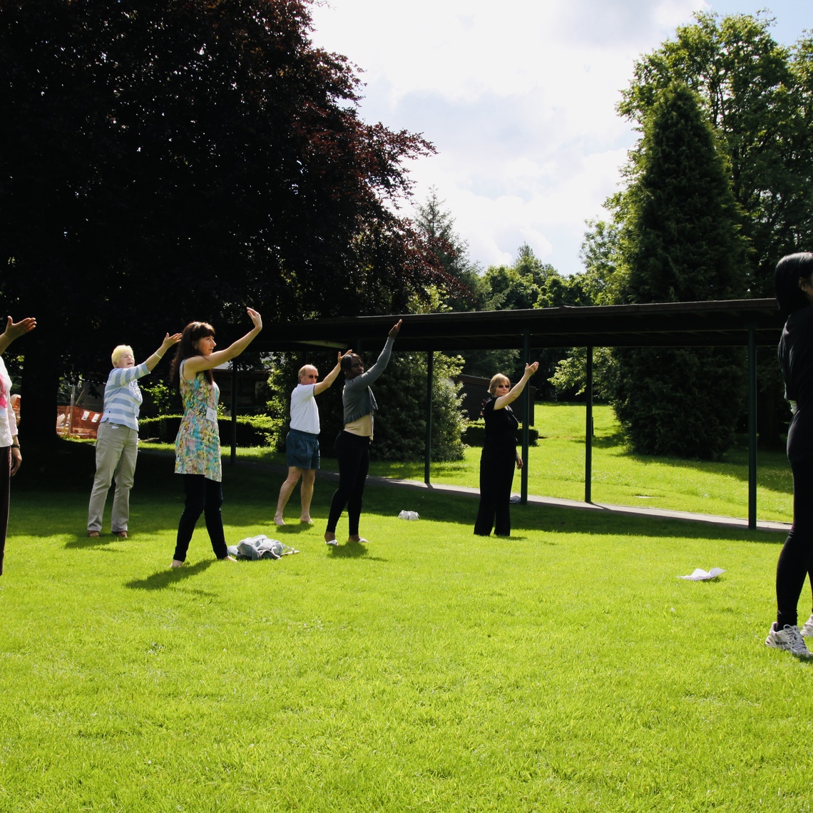 Tai Chi morning in the park with Lee