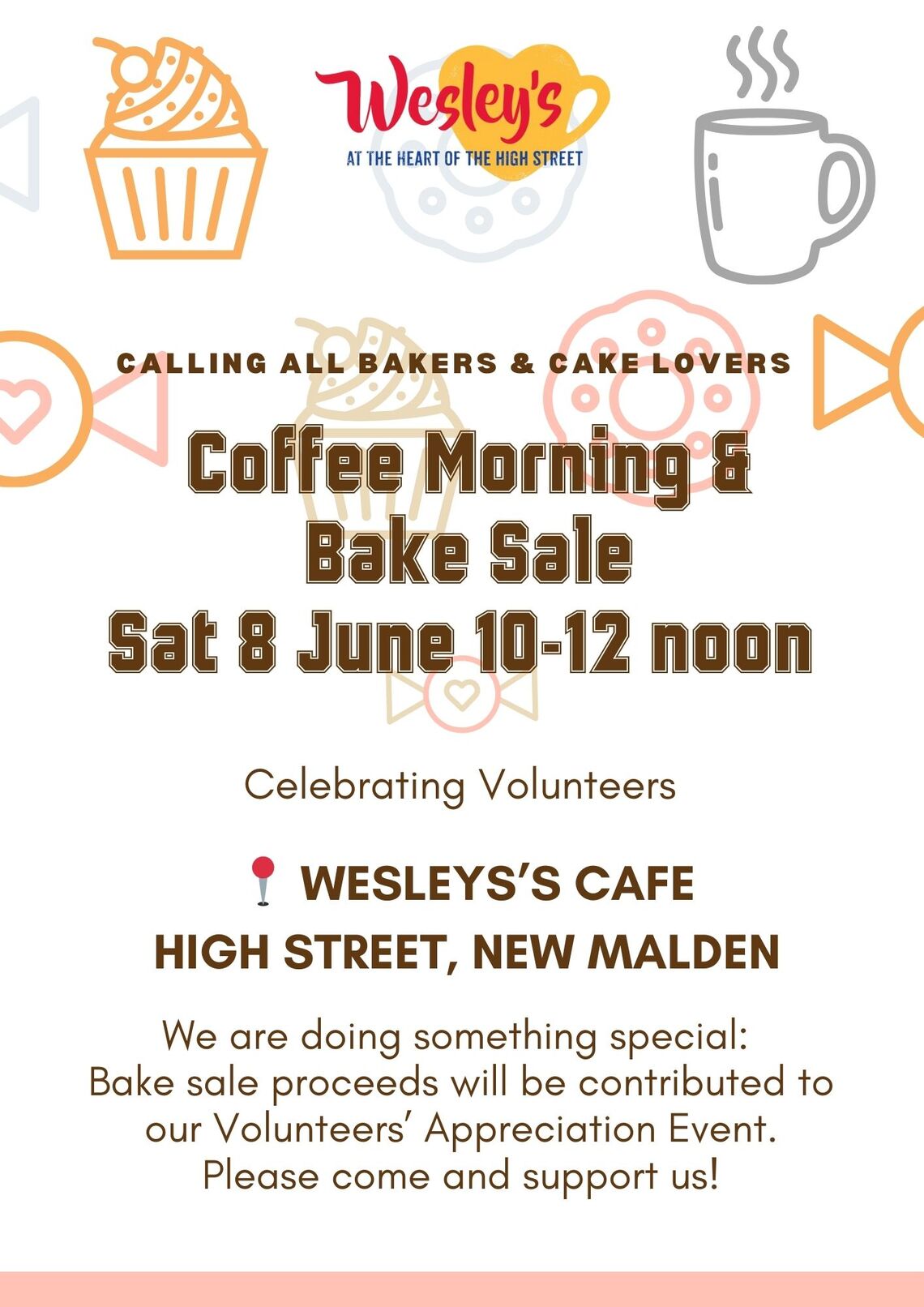 Wesleys Bake sale 240608